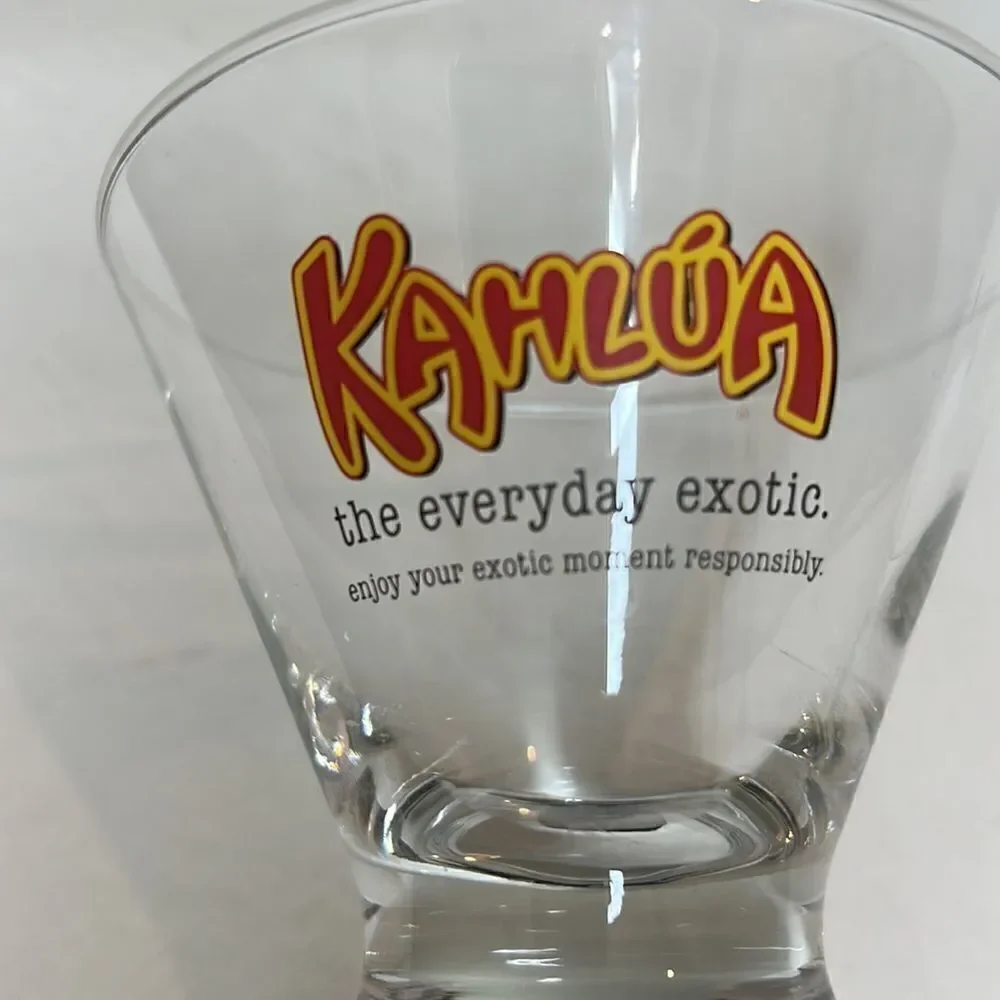 Kahlua Glass 8 Oz The Everyday Exotic Coffee Rum Liquor Bar Drinking Mexico